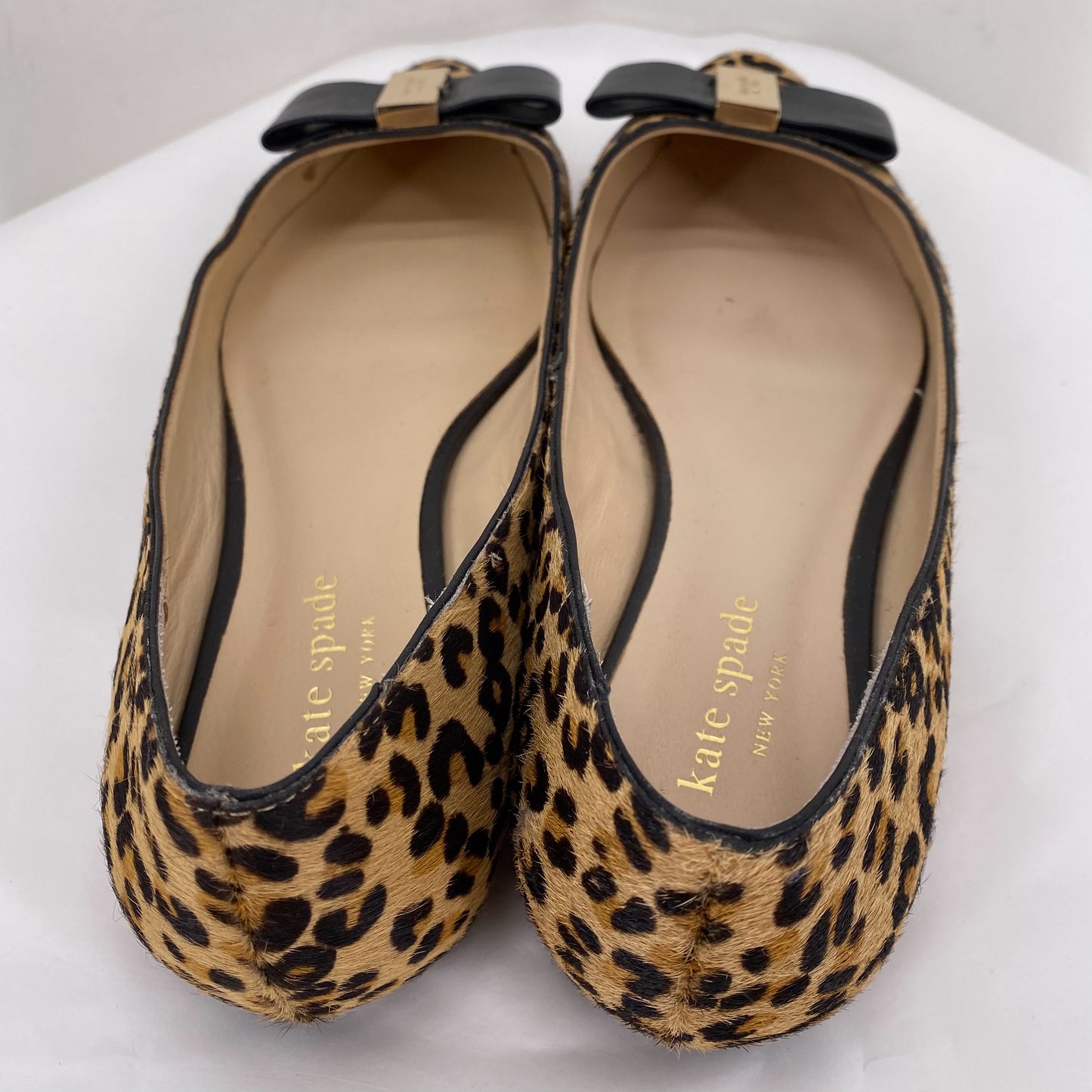 BLACK/TAN W Shoe Size 8.5 KATE SPADE Flats