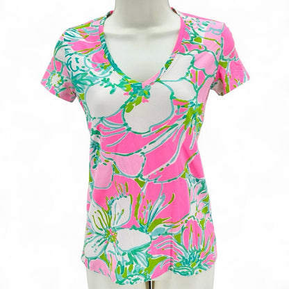 Size XXS LILLY PULITZER FLOWERS Shirt