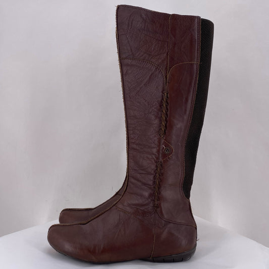 BROWN W Shoe Size 39 Boots