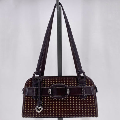 BROWN BRIGHTON Leather Shoulder Bag