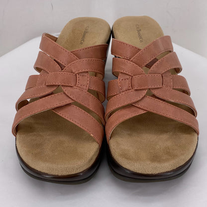 SALMON W Shoe Size 9 G.H.BASS Sandals