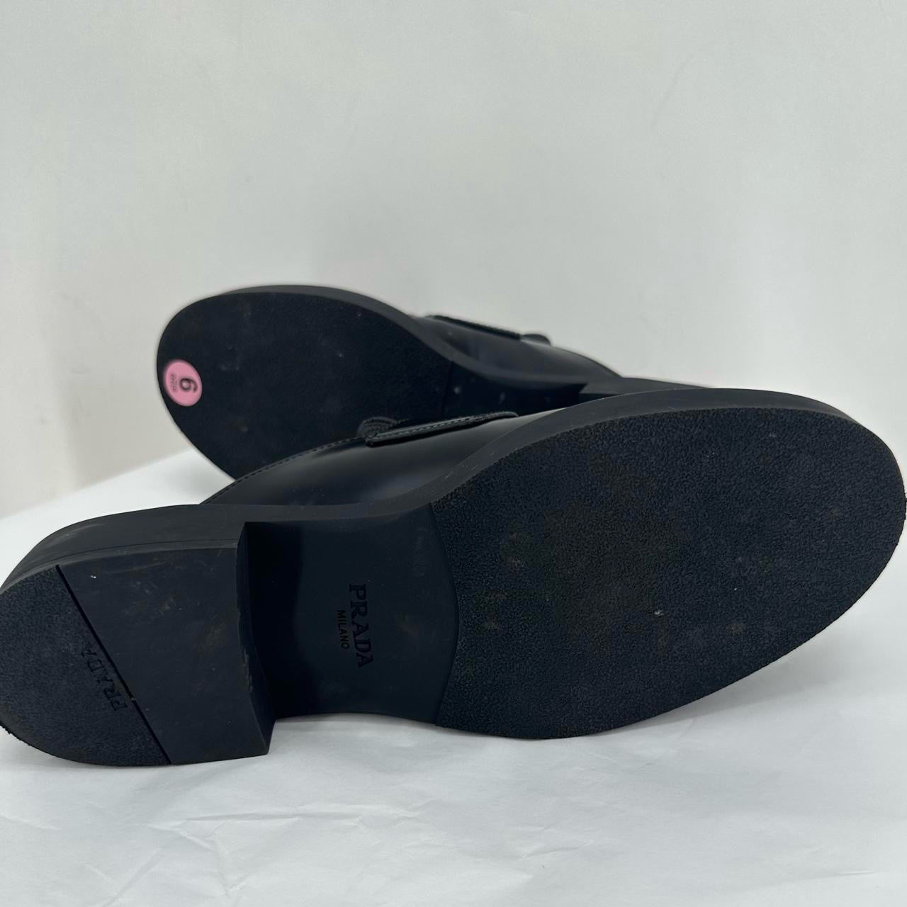 Black W Shoe Size 39 PRADA Loafer