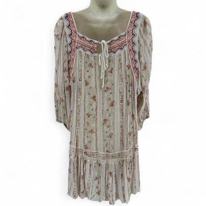 Size L FREE PEOPLE FLOWERS Tunic