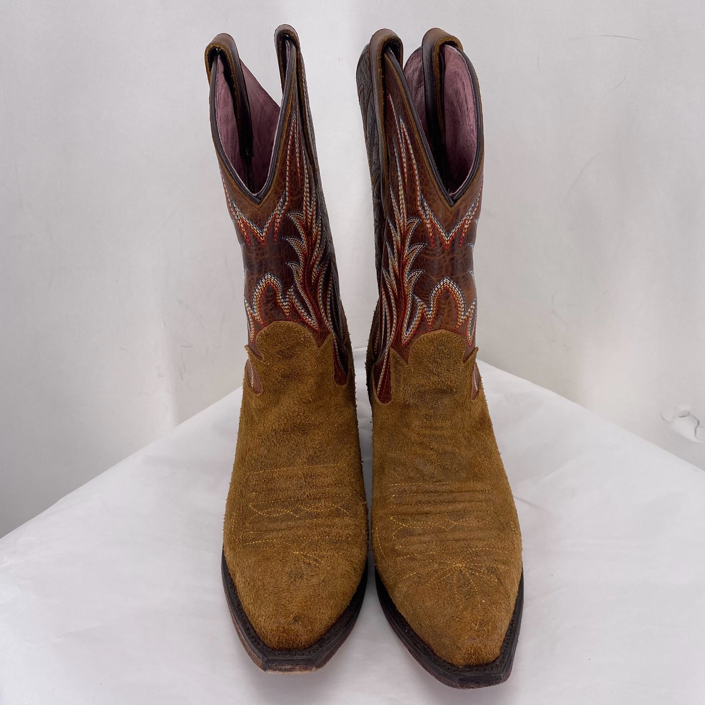 BROWN W Shoe Size 8 Boots