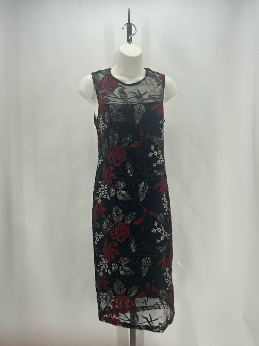 Size 2 CALVIN KLEIN NET Floral Dress