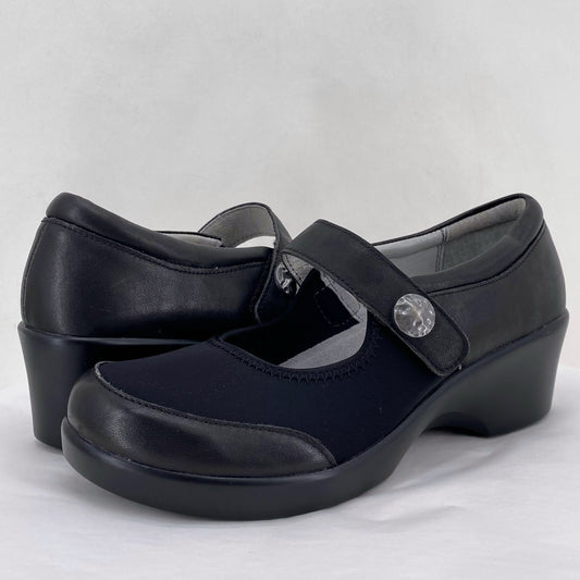 Black W Shoe Size 39 ALEGRIA Flats