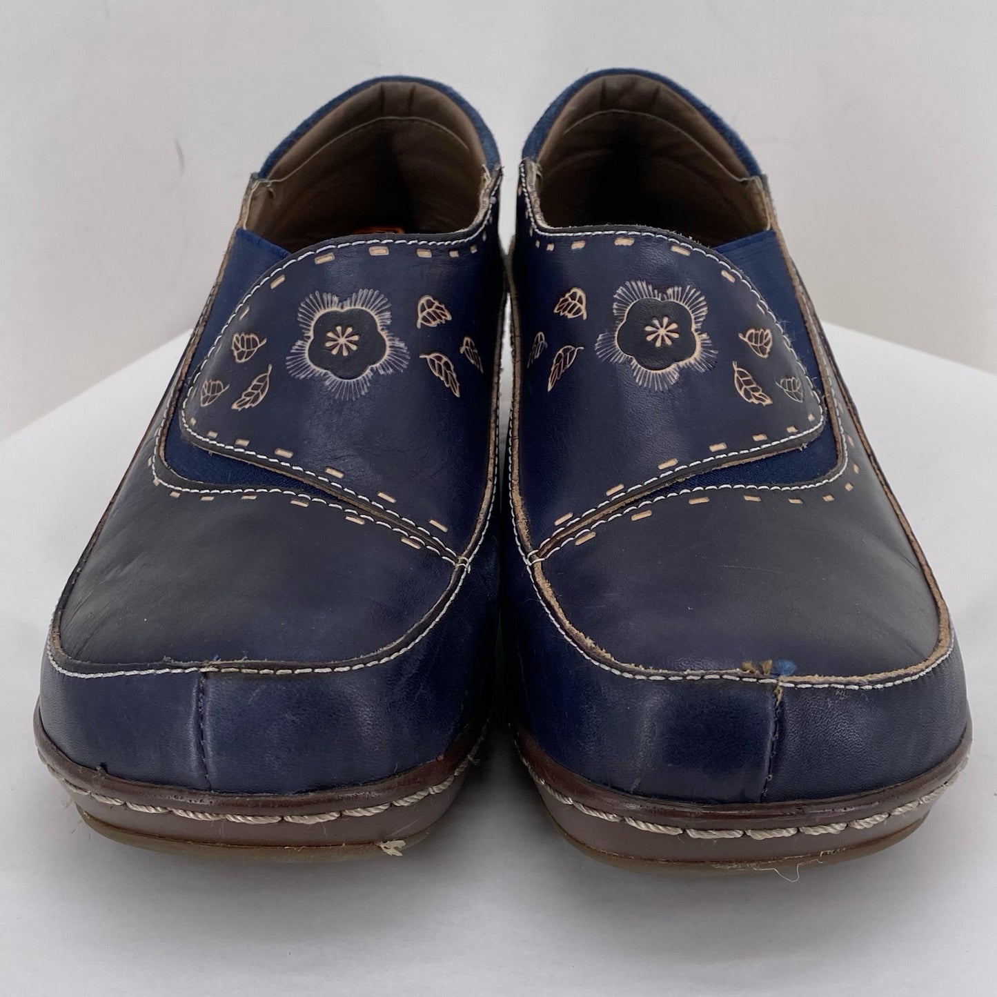 Navy W Shoe Size 39 L'ARTISTE Clog