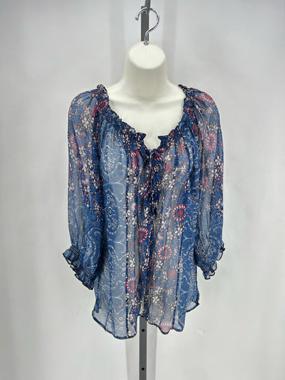 Size M JOIE FLOWERS Shirt