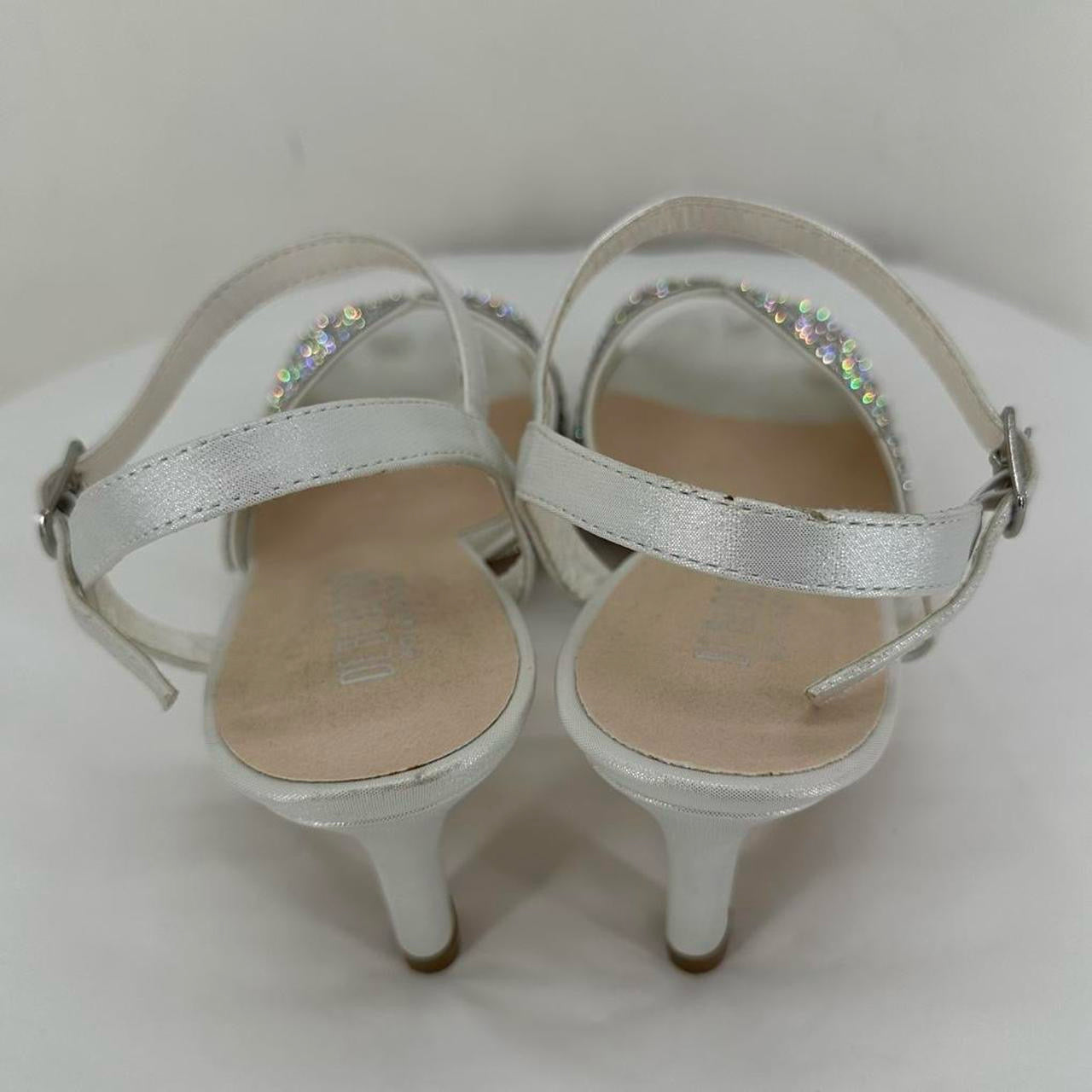 LT GRAY W Shoe Size 9 DE BLOSSOM Heels