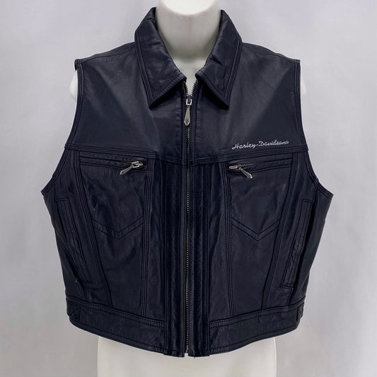 Size L HARLEY DAVIDSON Leather Vest