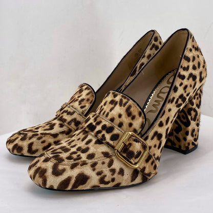 BROWN W Shoe Size 7.5 SAM EDDELMAN Heels