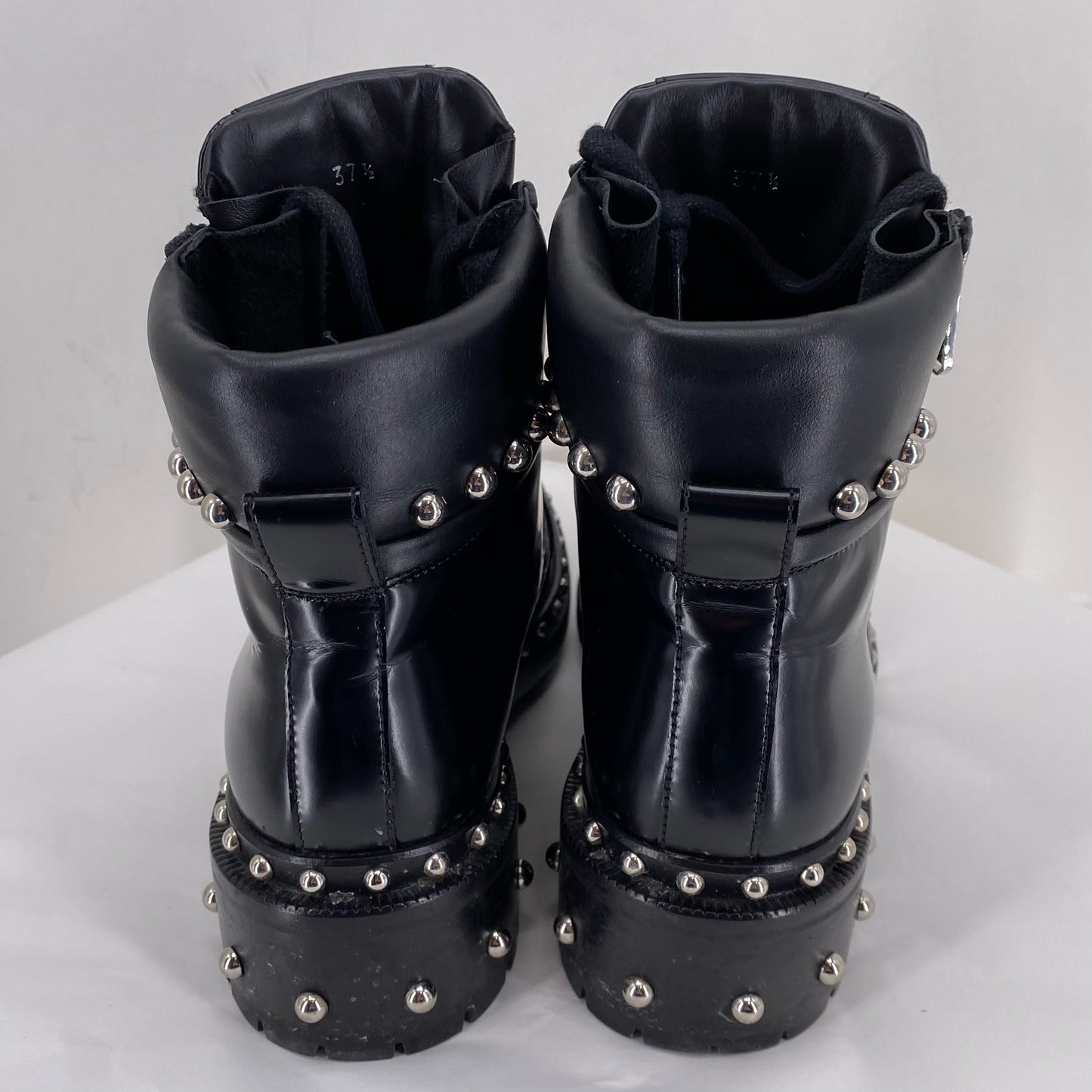 Black W Shoe Size 38.5 BALMAIN Boots