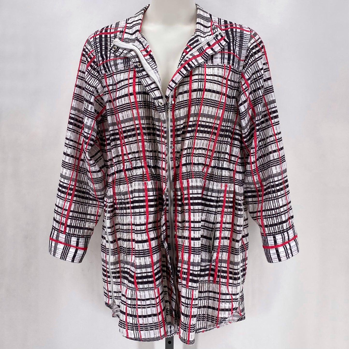 Size 16 PER SE Plaid Jacket (Outdoor)
