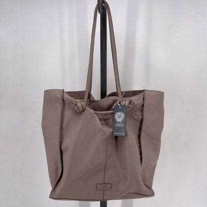 Taupe VINCE CAMUTO Leather Shoulder Bag