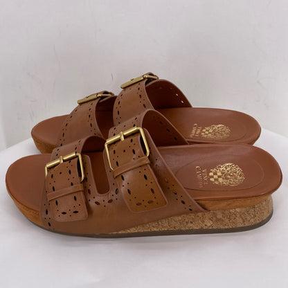 BROWN W Shoe Size 7.5 VINCE CAMUTO Sandals