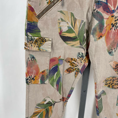 Size 10 DESIGUAL FLOWERS Pants