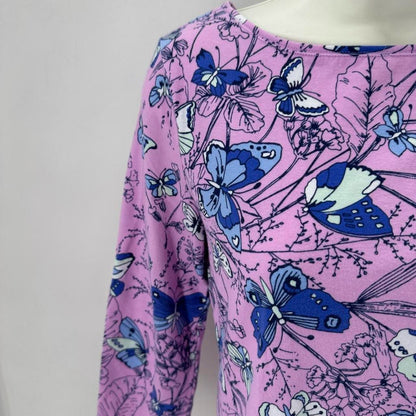 Size S TALBOTS BUTTERFLIES Shirt