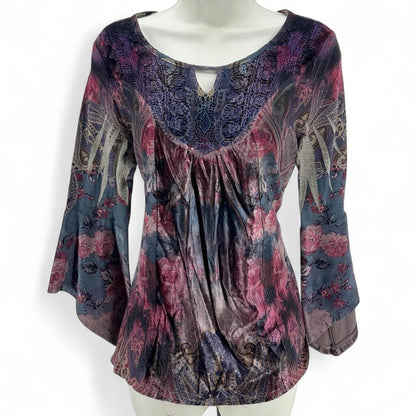 Size M world unity Floral Shirt