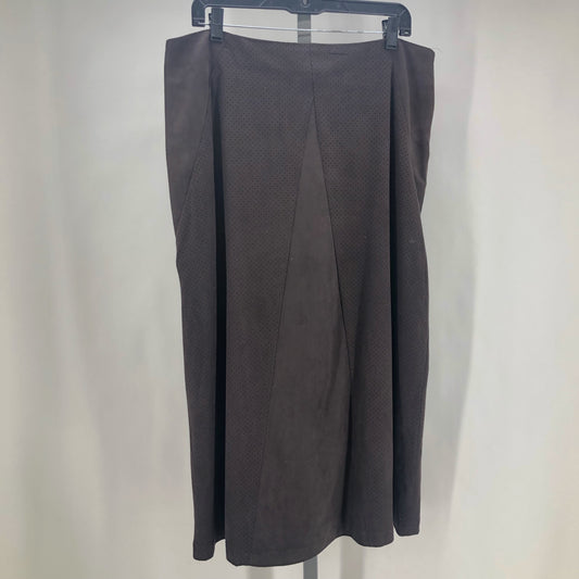 Size 12 TRIBAL FAUX SUEDE Skirt