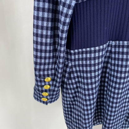 Size XL CABI Checkered Cardigan