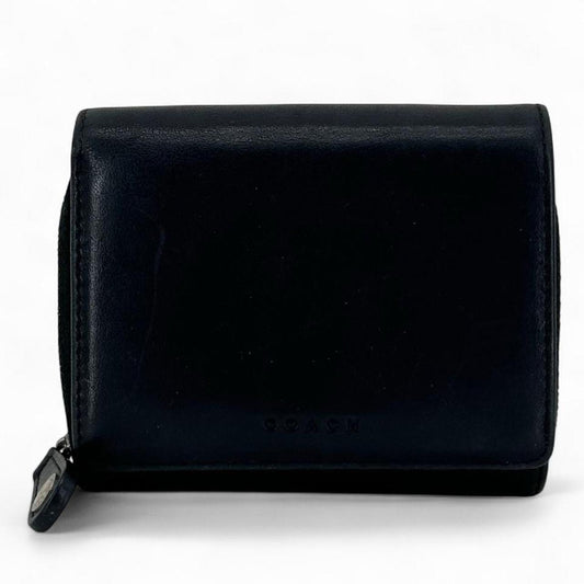 Black COACH Leather Wallet