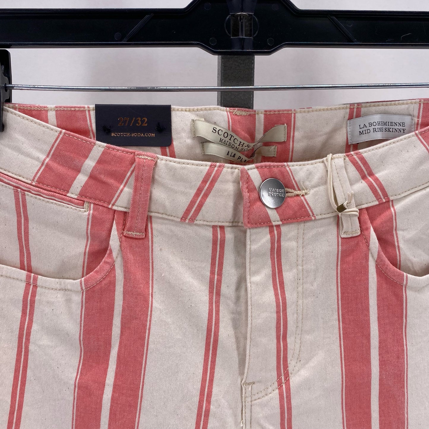 Size 27/4 scotch & soda Stripe Pants