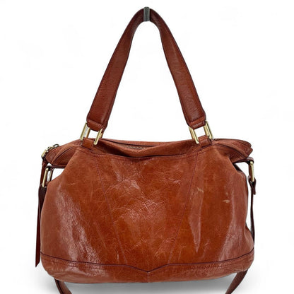 REDDISH BROWN Shoulder Bag