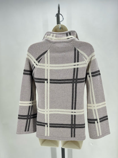 Size XS CARLISLE Plaid Sweater