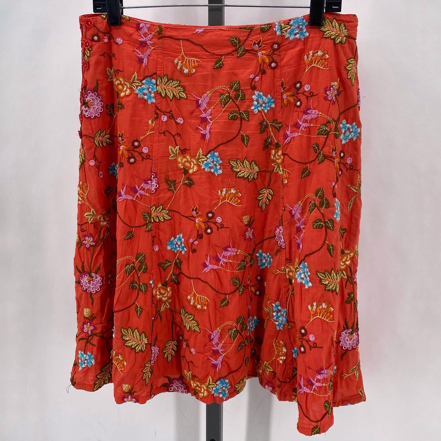 Size 8 JOHNNY WAS FLOWERS Skirt