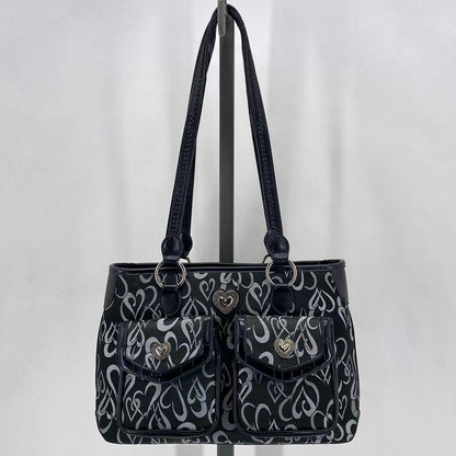 BLACK/GRAY NO TAG Shoulder Bag