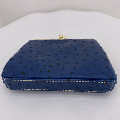 Blue DOONEY & BOURKE Leather Ostrich Wallet