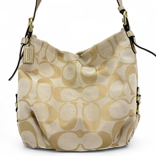KHAKI COACH Shoulder Bag