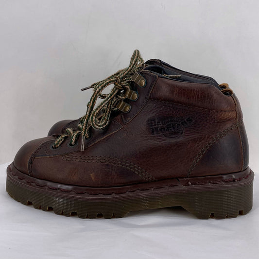 BROWN W Shoe Size 4 DR. MARTENS shooties/booties