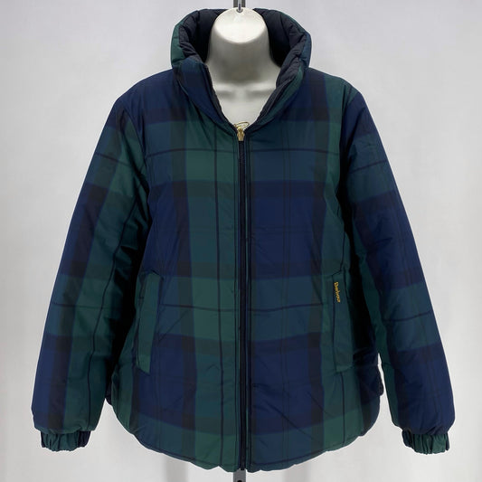 Size 10 BARBOUR Nylon Plaid Coat