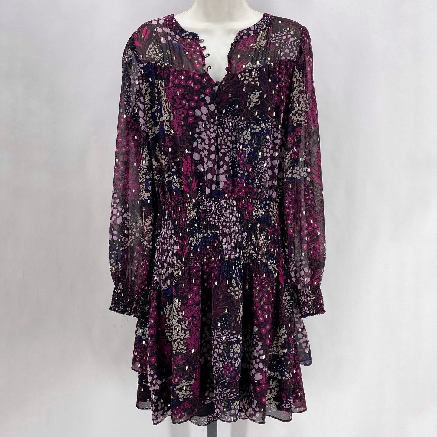 Size M WHITE HOUSE BLACK Floral Dress