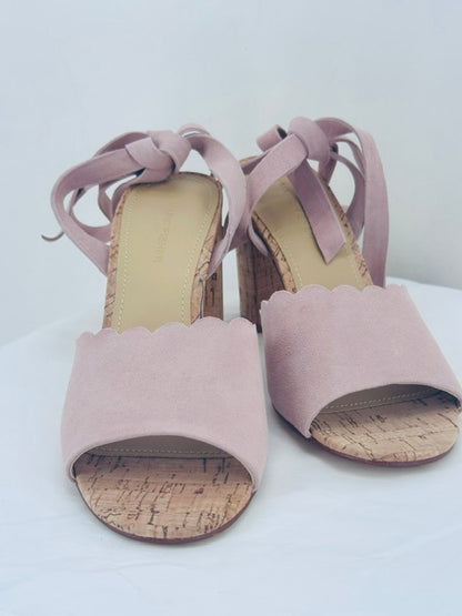 Blush Pink Marc Fisher Wedge Heels Size 9.5