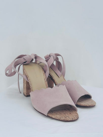 Blush Pink Marc Fisher Wedge Heels Size 9.5