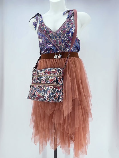 SAKROOTS Fox & Forest Fable Paisley Crossbody