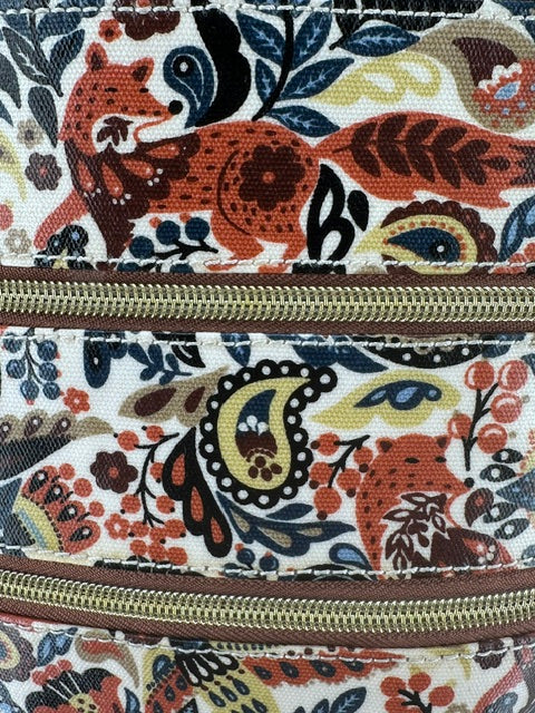 SAKROOTS Fox & Forest Fable Paisley Crossbody