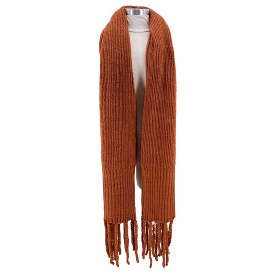 FREE PEOPLE RUST KNIT Scarf