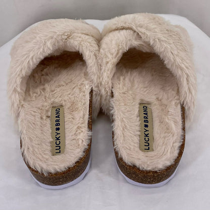 Cream W Shoe Size 8 LUCKY BRAND Slippers