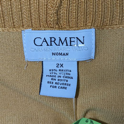 Size 2X CARMEN MARC VALVO Cardigan