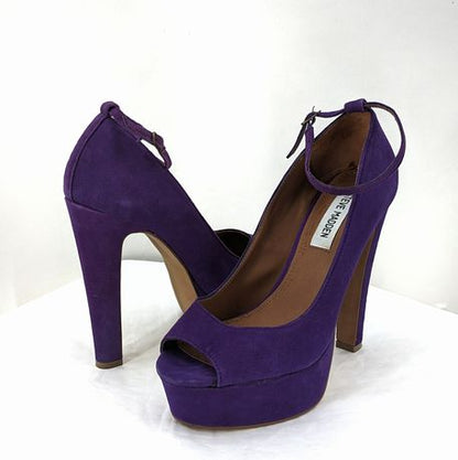 Purple W Shoe Size 7.5 STEVE MADDEN Heels