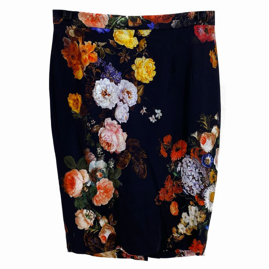 DOLCE & GABBANA Size 42 FLOWERS Skirt