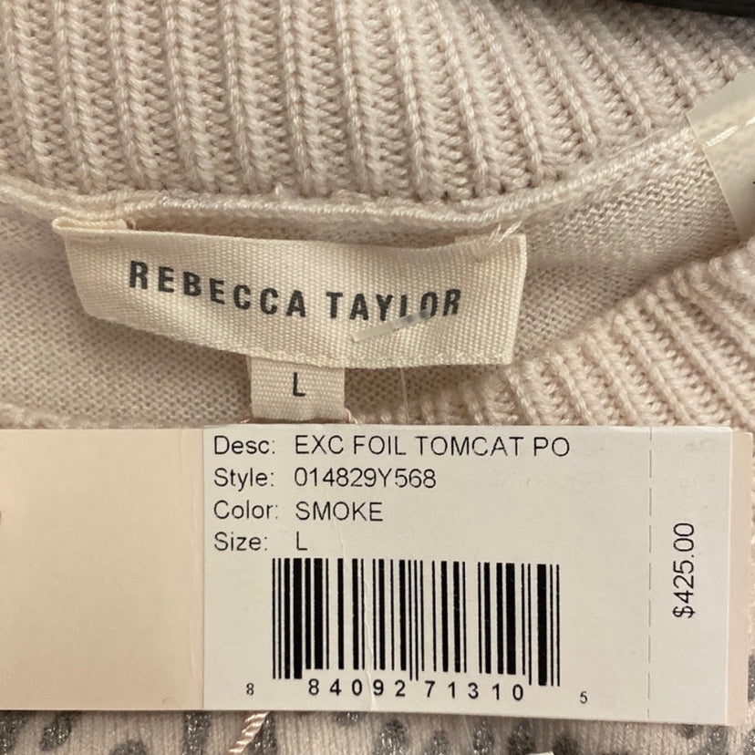 Size L REBECCA TAYLOR L Abstract Sweater