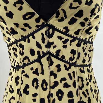 Size 8 CINQ A SEPT Animal Print Dress