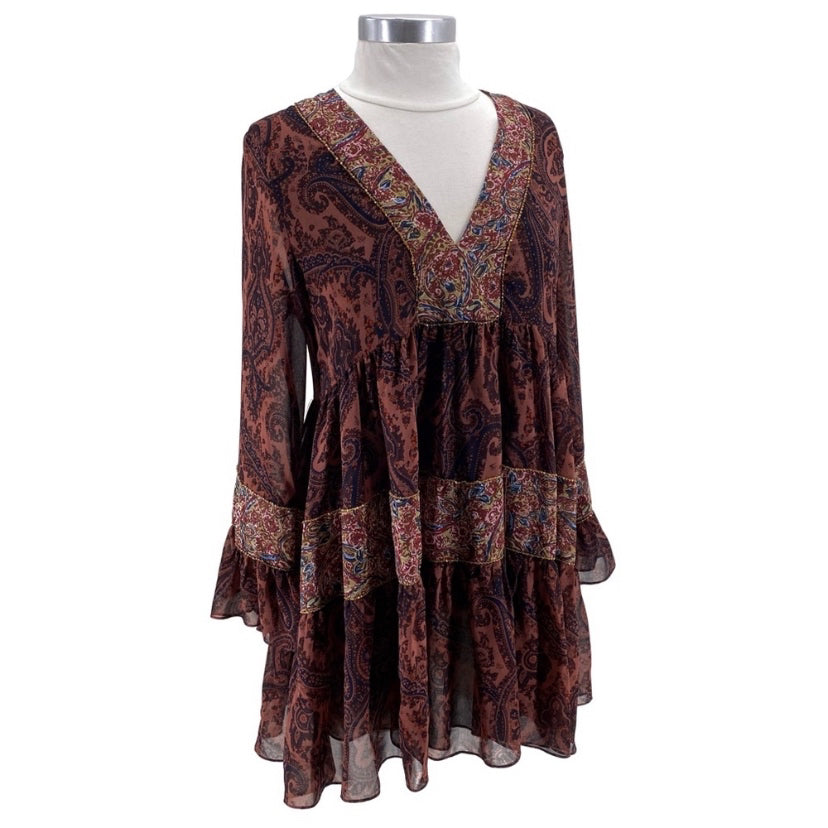 Size S ZARA WOMAN Paisley Dress