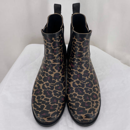 LEOPARD W Shoe Size 8 J CREW Boots