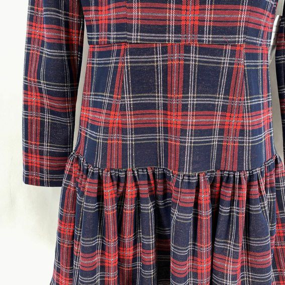 Size S ALEXA ADMOR Plaid Dress