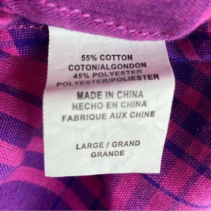 Size L RAILS Cotton Plaid Shirt